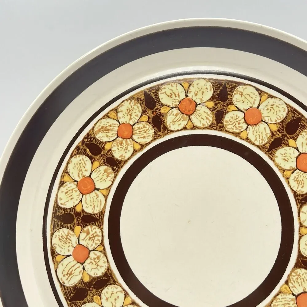 Mikasa Serving Platter Chop Plate 1970s Round 12.5